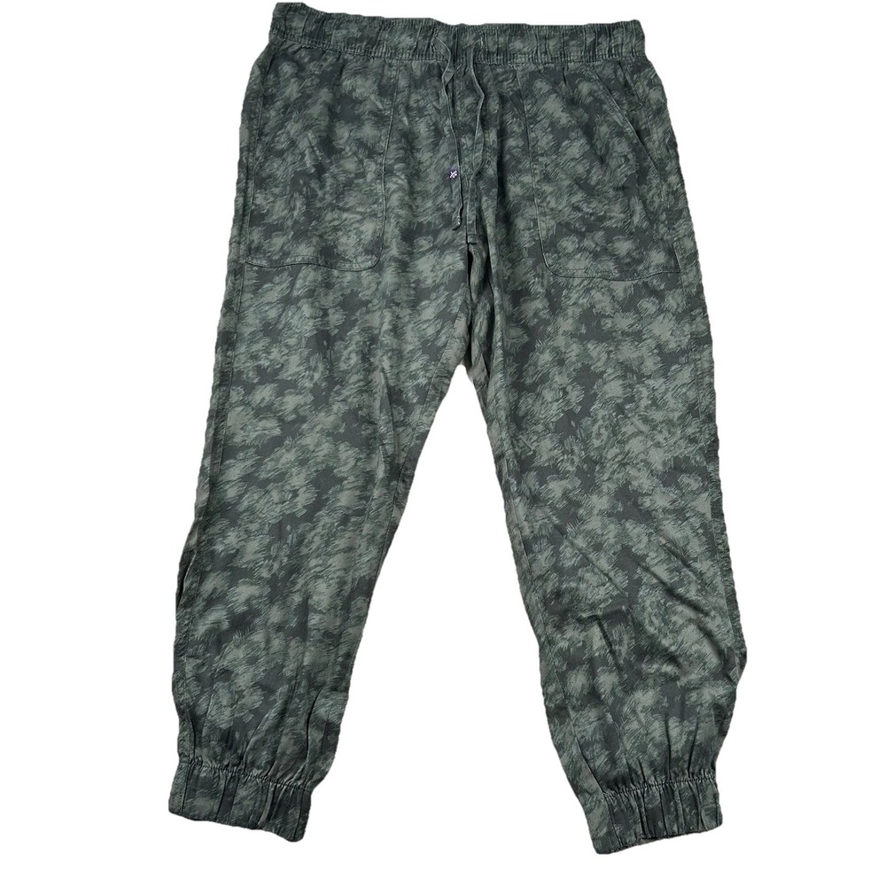 Orvis Pants Mens L Camouflage Camo Jogger Lyocell 34x27 Ankle Tapered Leg
